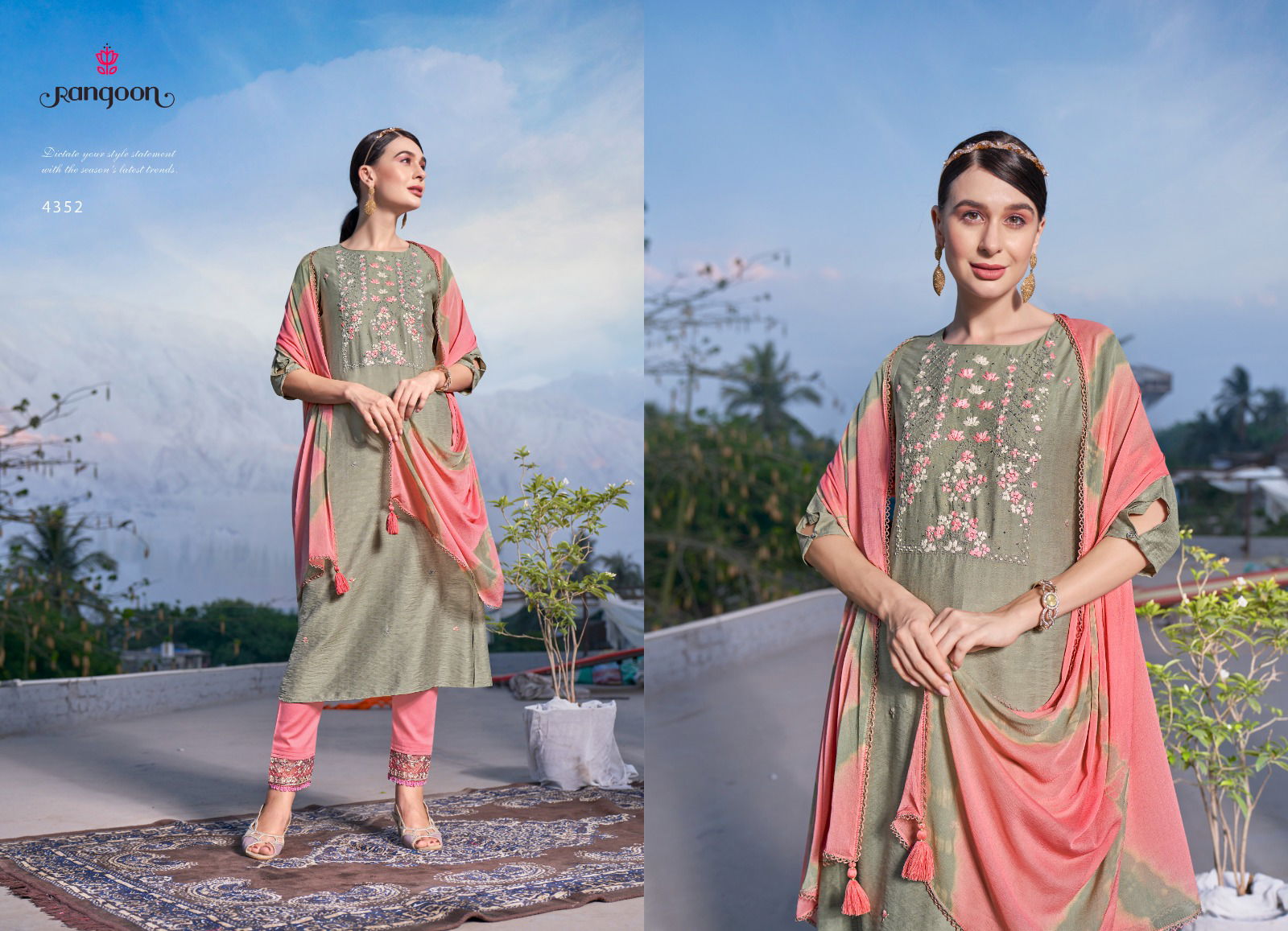 Atrang By Rangoon Readymade Salwar Suits Catalog
